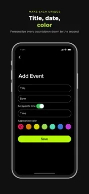 Countdown: Event Timer & Days screenshot 3