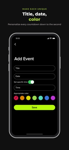 Countdown: Event Timer & Days Screenshot 3 of 5