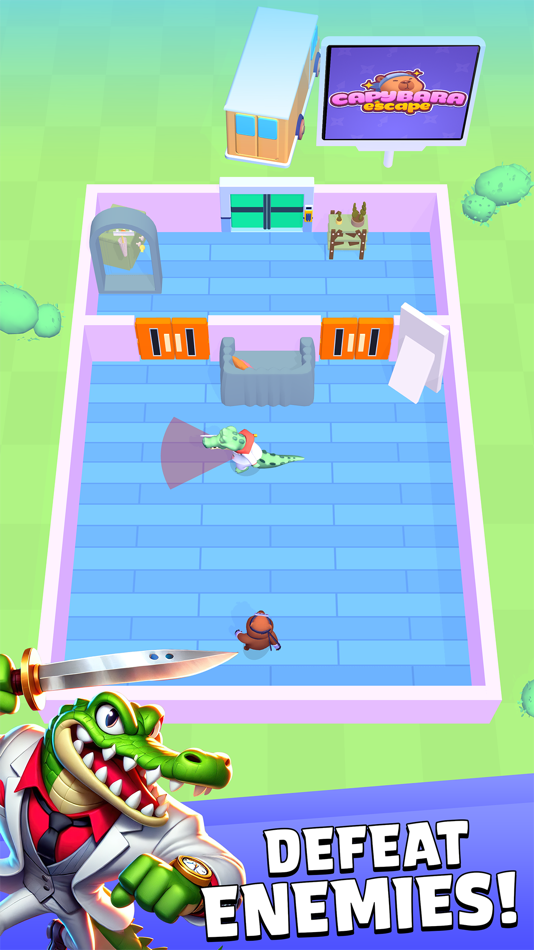 #2. Capybara Escape: Ninja Game (iOS) By: ICEBEAR., JSC