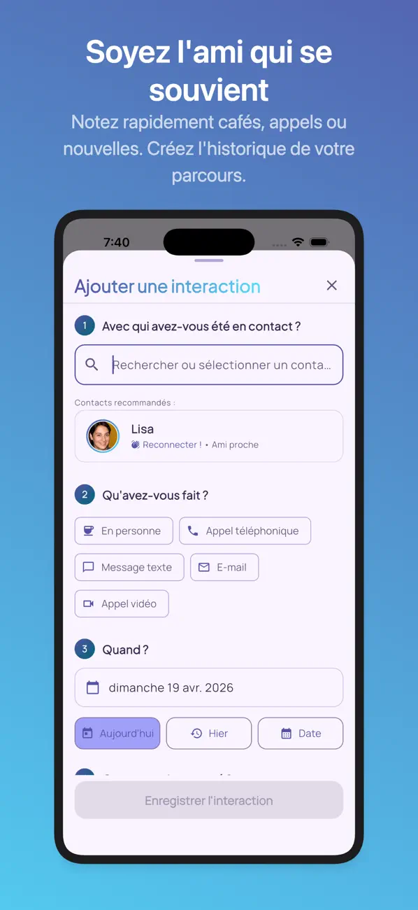 Screenshot #3 pour FriendVault