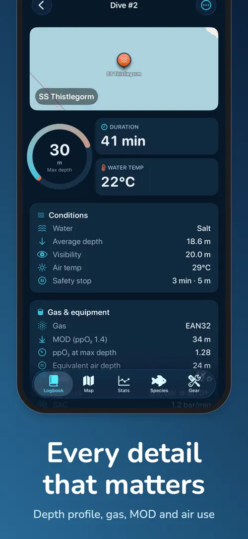 Bottomtime on iPhone: screenshot 5 of 8