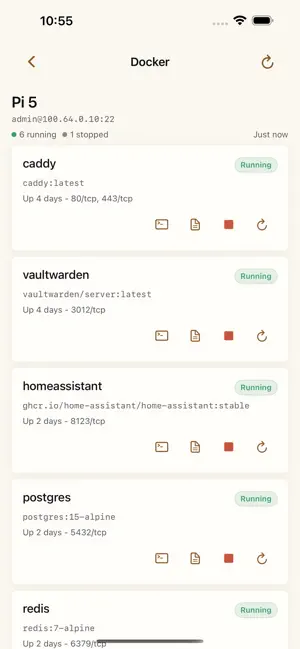 Rafter Homelab Console screenshot 2