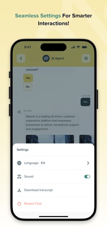 Netomi Agentic AI screenshot