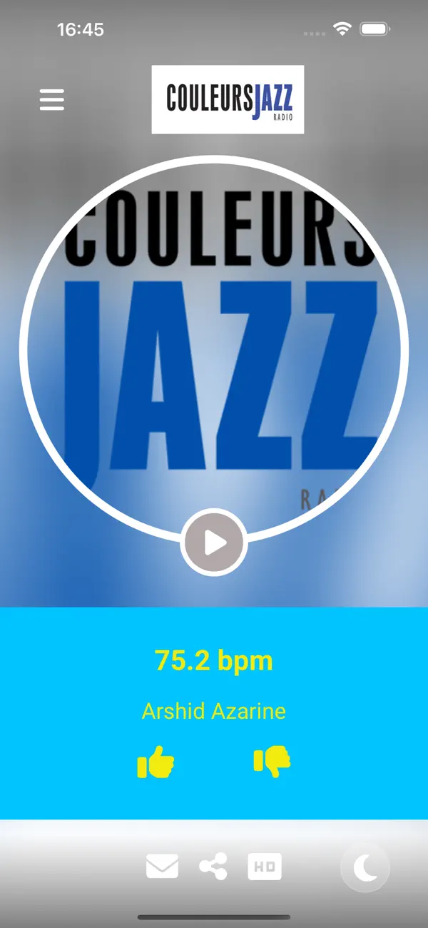 Screenshot #2 pour Couleurs Jazz Radio