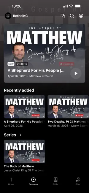 Bethel Baptist App screenshot 2
