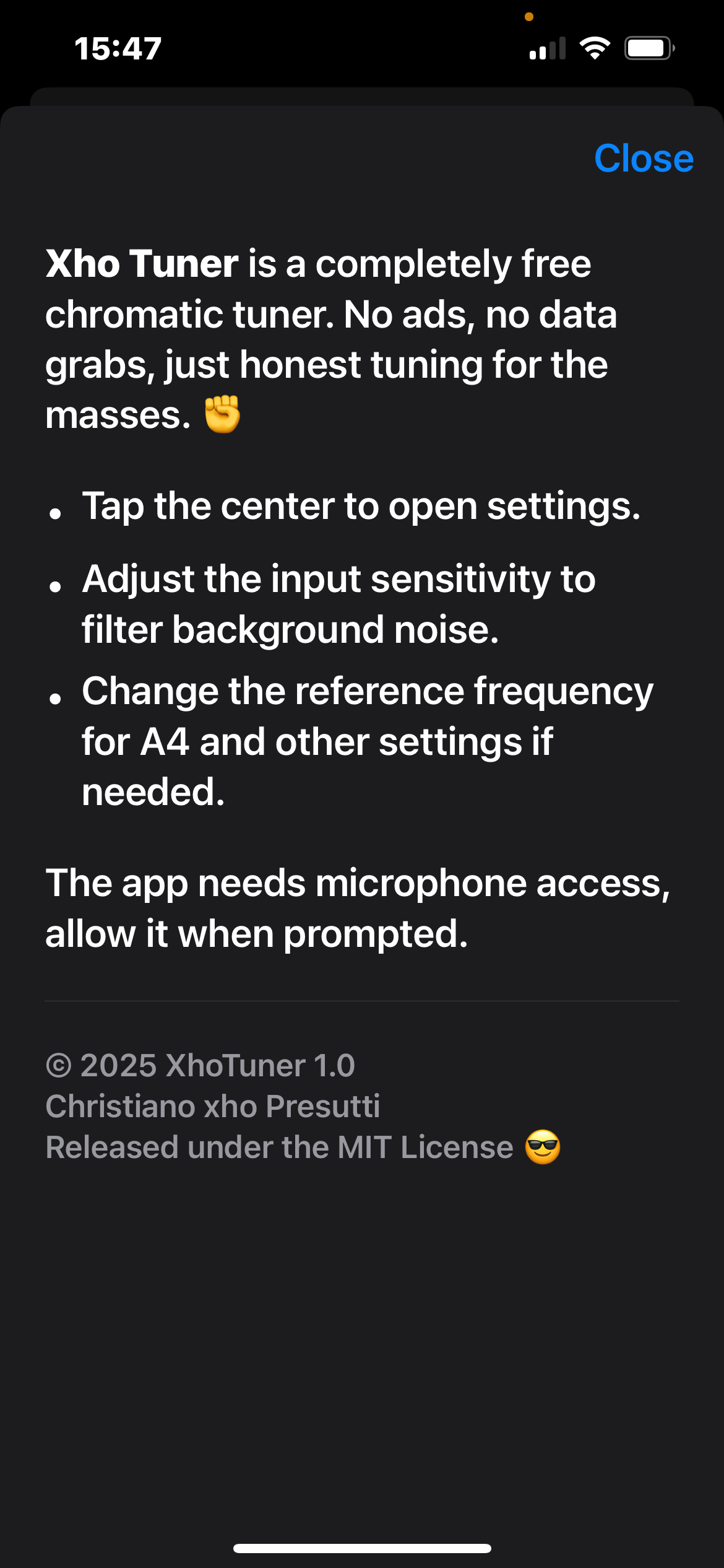 Xho Tuner