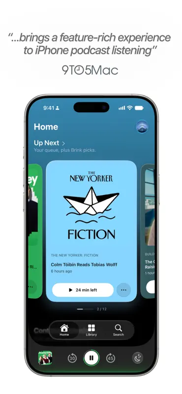 Brink: Podcast Player screenshot 1 of 10