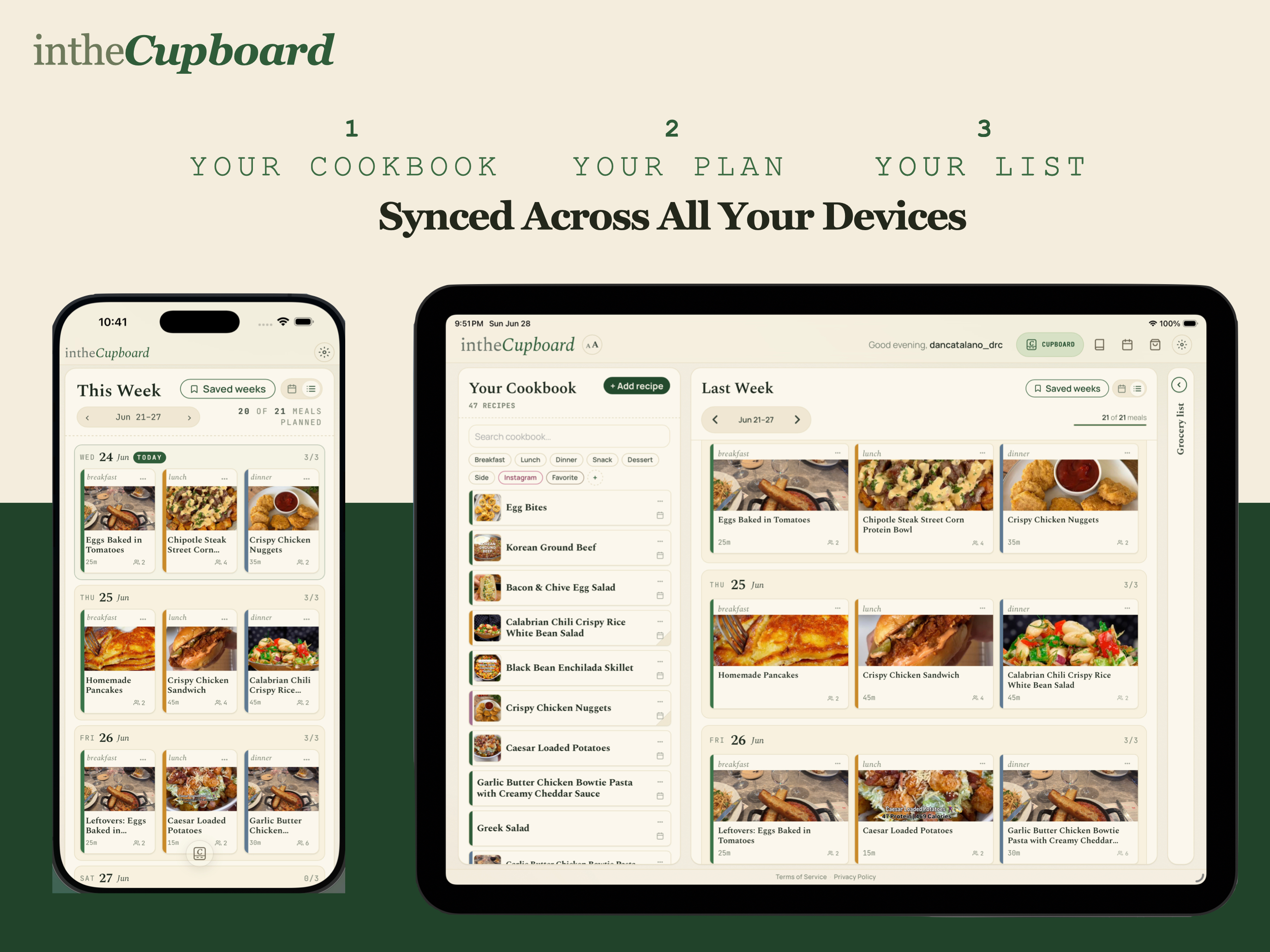 In the Cupboard: Meal Planner screenshot 12
