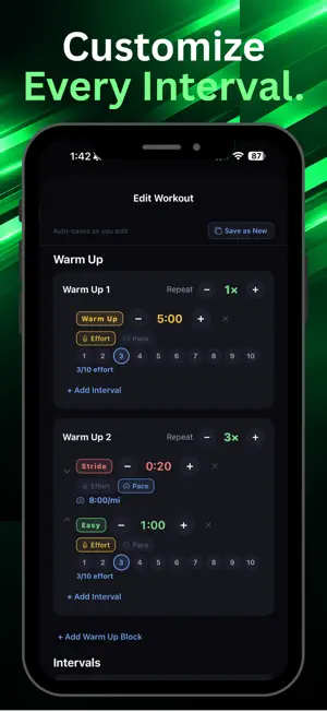 PaceCue: Interval Run Timer screenshot 4