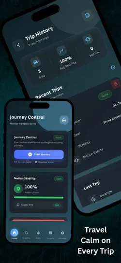 Capture d'écran de RideCalm: Car Sickness Control sur iPhone 2