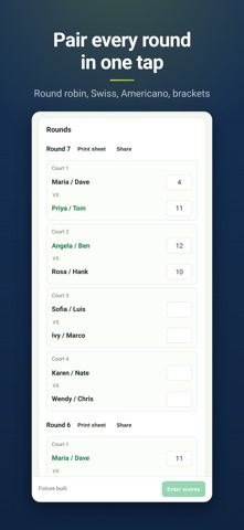 PicklePairings: Pickleball Screenshot 1 of 6
