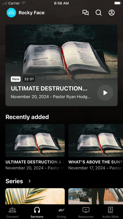 Rocky Face Baptist Church Screenshot