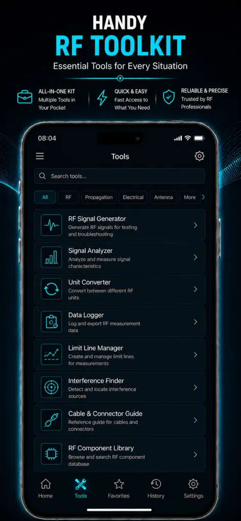 RF Toolbox: Ham Radio Tools - Utilities App | MWM