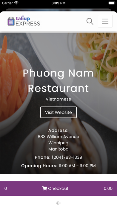 Phuong Nam Restaurant Screenshot