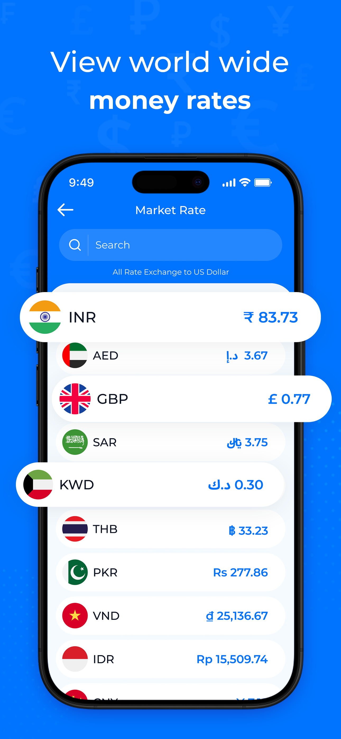 Currency Exchange: Global Rate screenshot 3