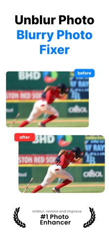 Blurry Photo Fixer: UnblurKit iPhone screenshot