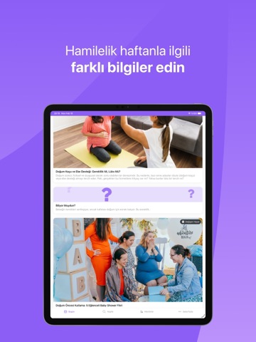 MomMentor - Hamilelik Takibi iPad screenshot 6