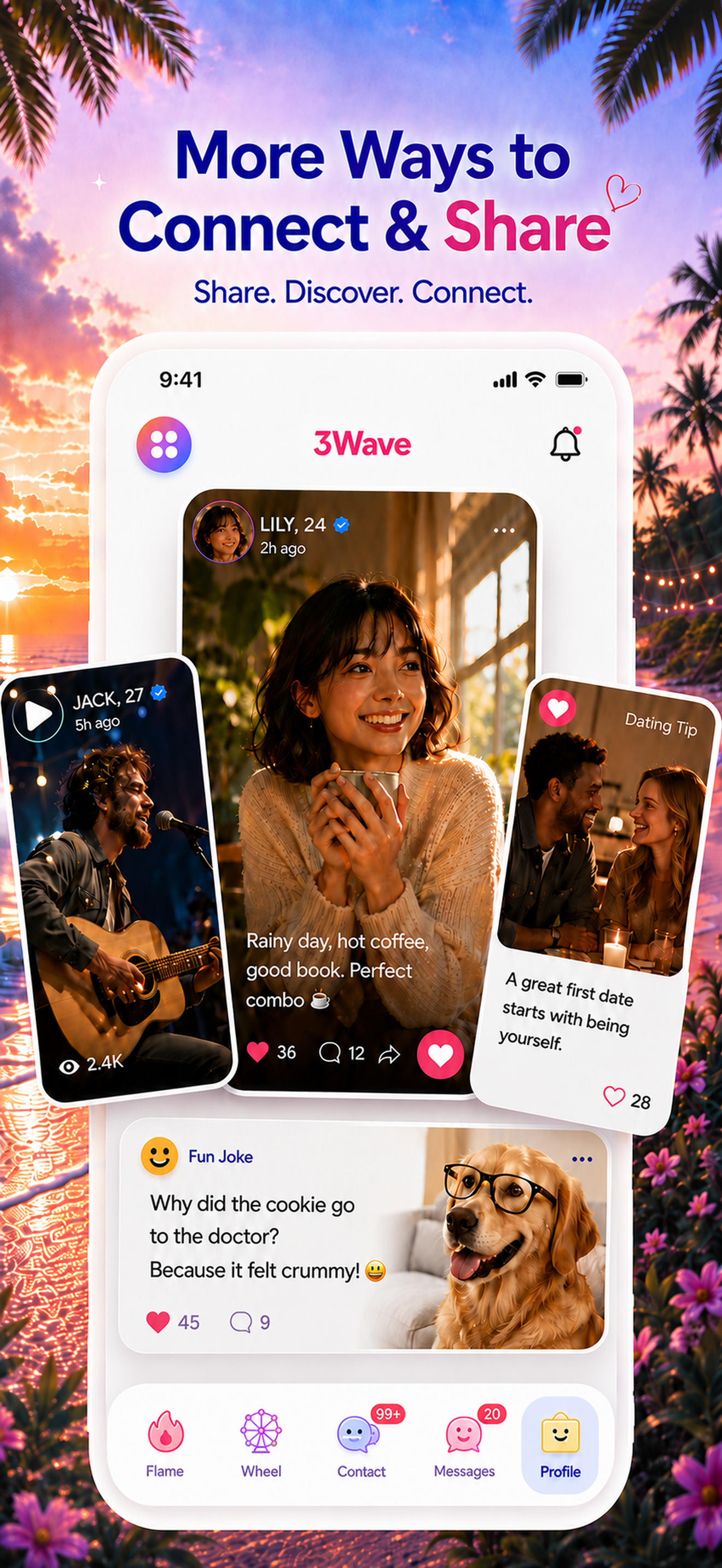 Throuple & Poly Dating: 3Wave screenshot 4