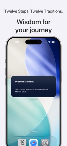12 and 12 · Recovery Widgets iPhone screenshot