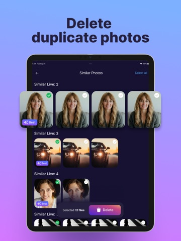 iCleanUp: Clean Duplicates iPad screenshot