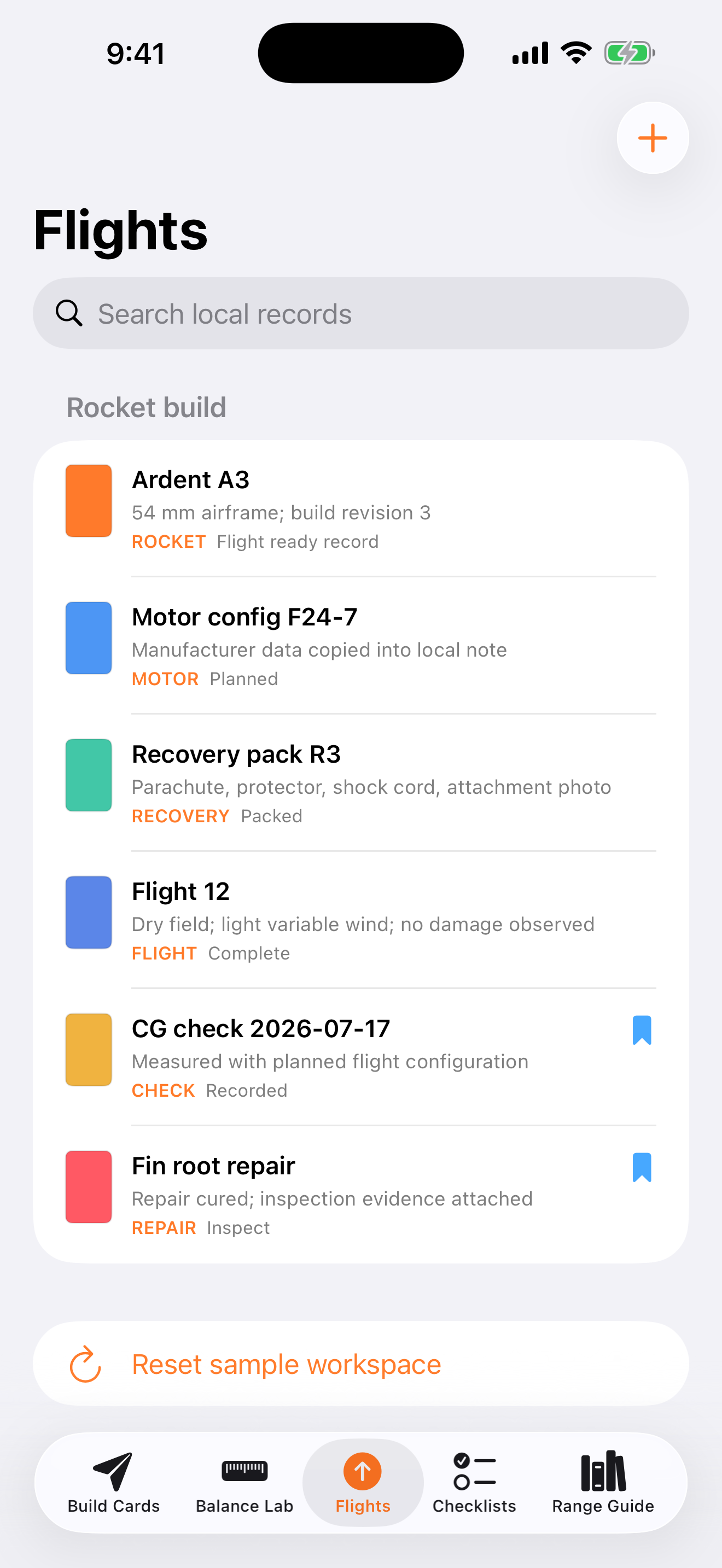Apogeetrace: Rocket Log screenshot 3 of 3