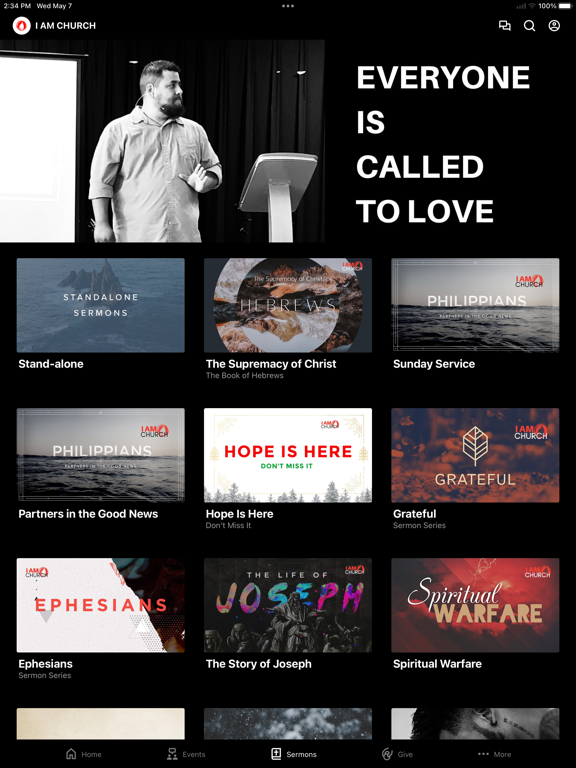 I AM CHURCH - TX iPad screenshot 3 - Education app