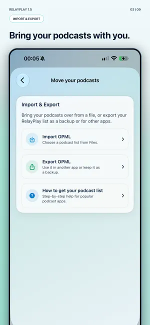 RelayPlay: Podcast Player screenshot 3