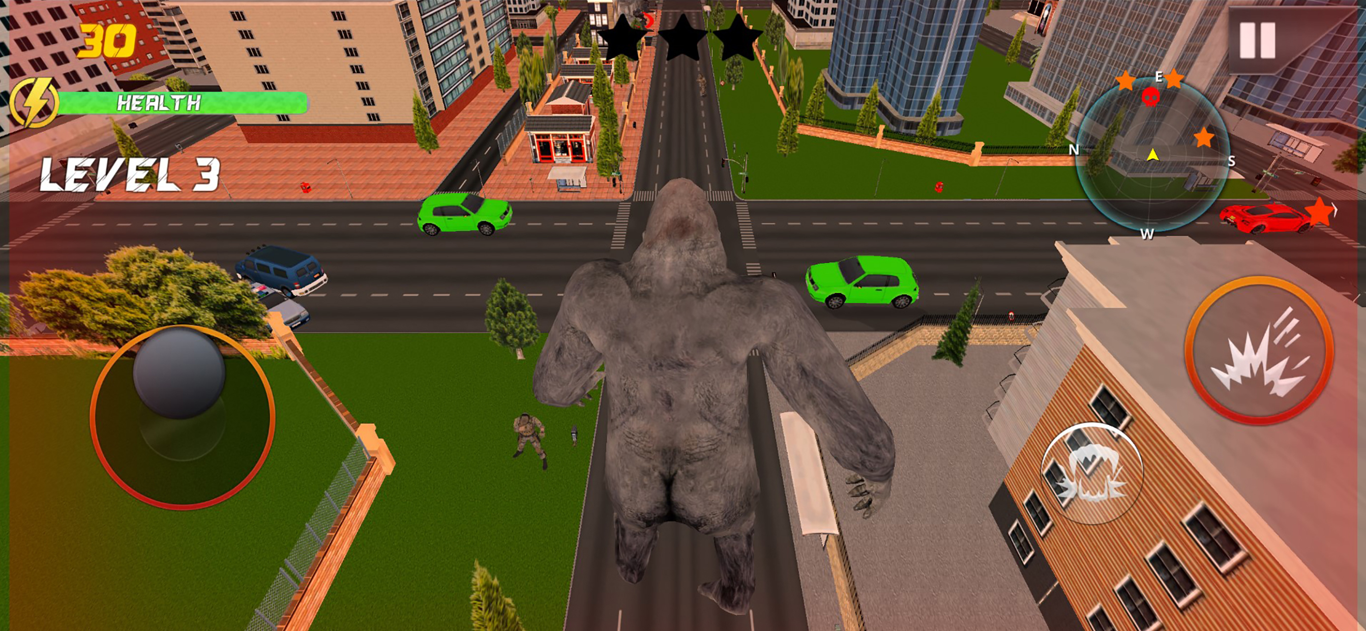 Monster Gorilla Rampage screenshot 3