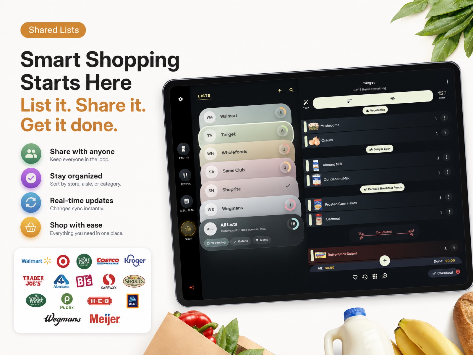 Grocery AI ipad screenshot 1