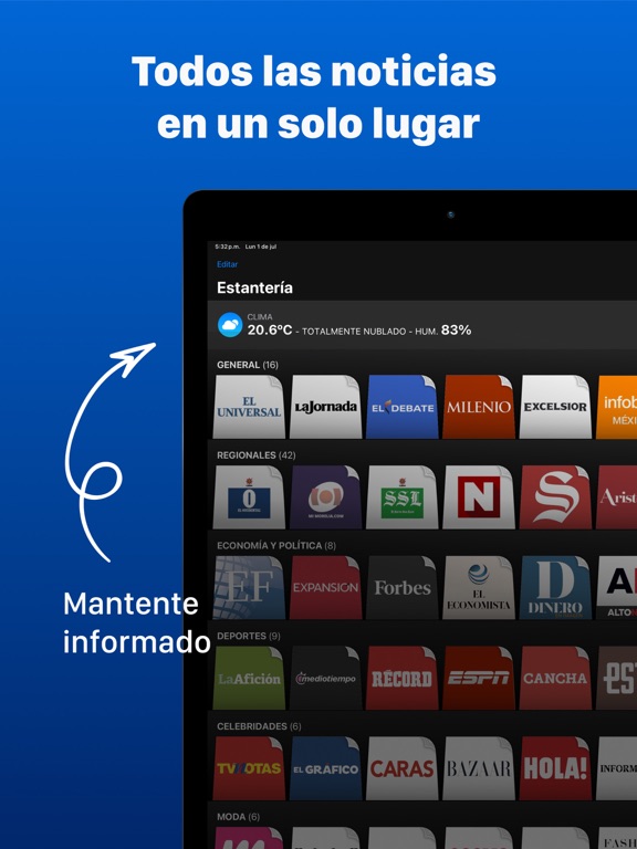 Screenshot #4 pour Periódicos Mexicanos
