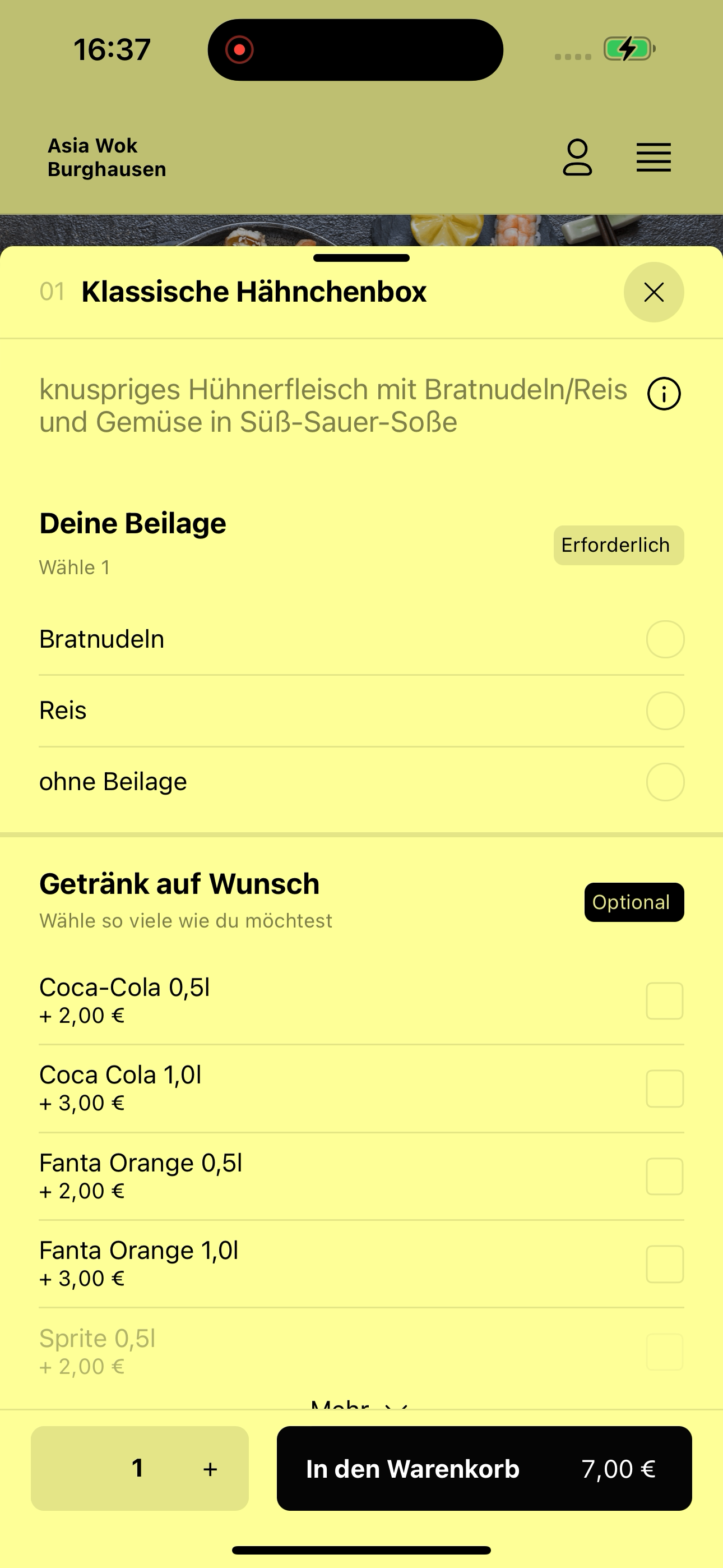 Asia Wok Burghausen screenshot 7