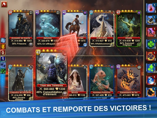 Screenshot #4 pour Blood of Titans: Jeux de Carte