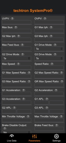 techtronSystemPro® screenshot