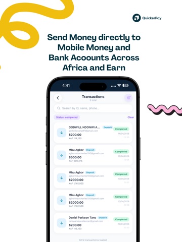 QuickerPay Merchant iPad screenshot
