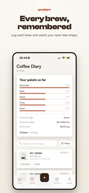 Preferr — Coffee Discovery screenshot 3
