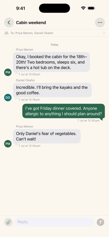 Zirbe — Email as Chat Screenshot 2 of 3