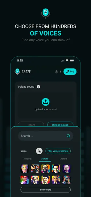Voice Changer AI - Craze screenshot 3