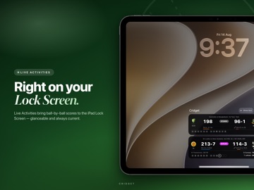 Cridget iPad screenshot