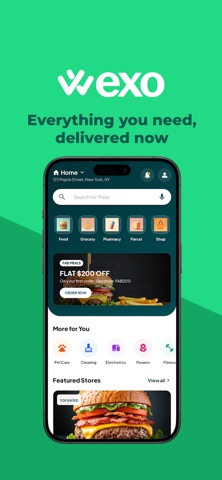 Wexo | Your Delivery Partner iPhone screenshot 1