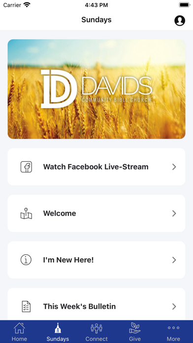 Davids Community Bible Church Screenshot