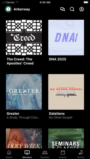 Arborway Community Church App screenshot 2