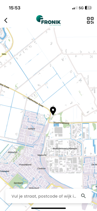 Fronik Buurt App Screenshot 1 of 2