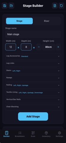 Stage Builder X screenshot