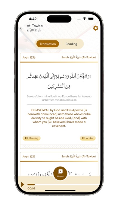 The Quran GPT Screenshot