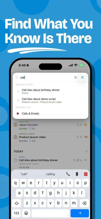Captura 3 de 6 de 2Do: To Do List & Task Manager