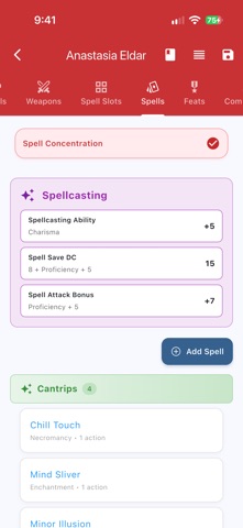 D&D App Screenshot 6 of 9