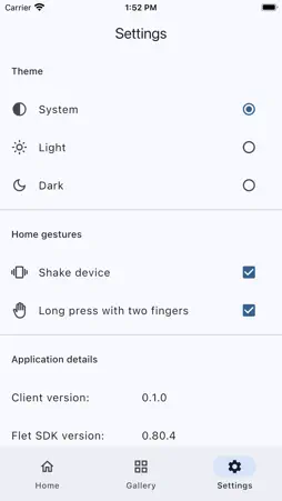 Flet screenshot 2