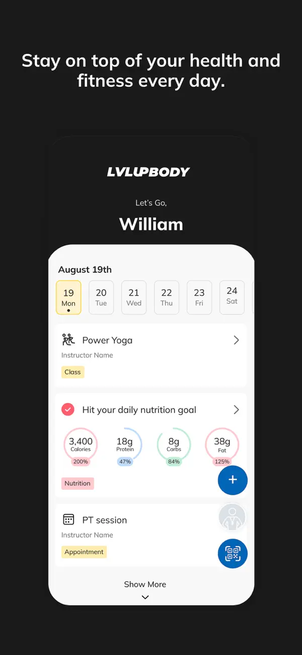 Screenshot #2 pour LVLUPBODY