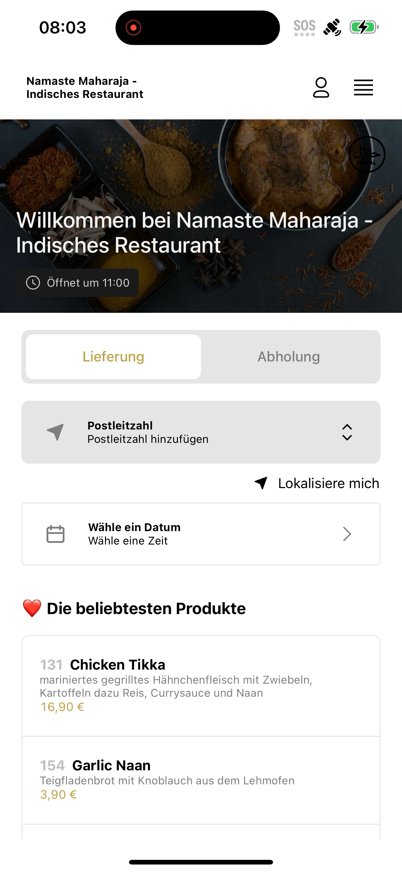 Namaste Maharaja Löhne screenshot 6