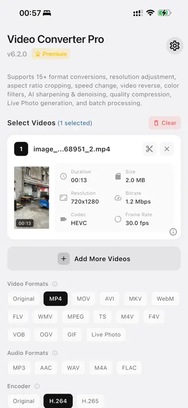 Video Converter Pro - Compress screenshot 2 of 6